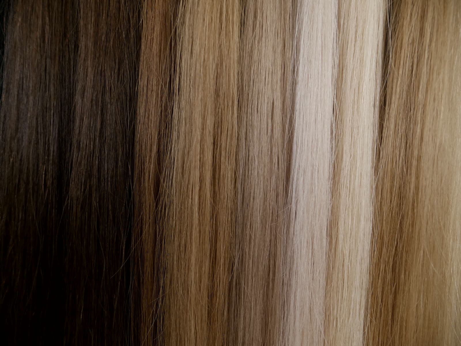 Leggera weft hair in every shade, black through to ice blonde.