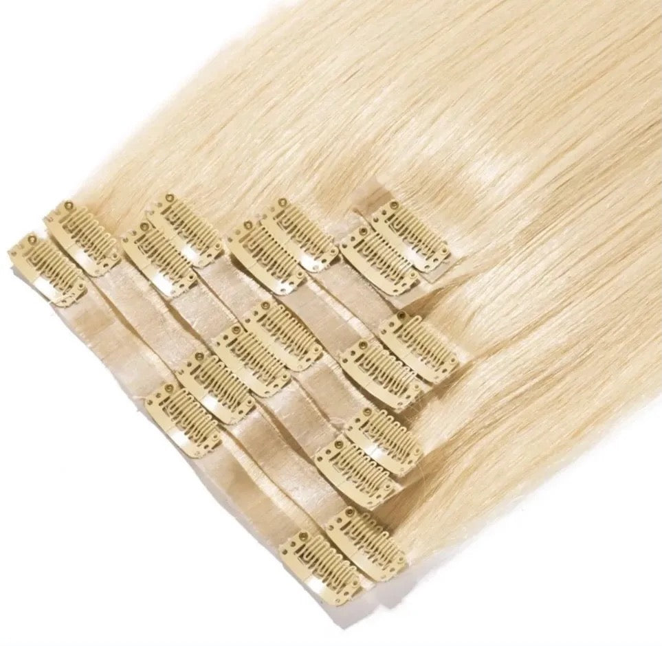 Clip-In Hair Extensions - Chestnut Brown (24 inch, 260g)